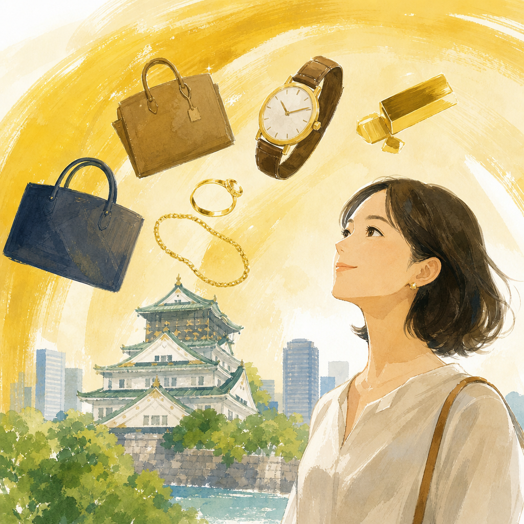 金1g12,000円時代の貴金属とブランド品売却
