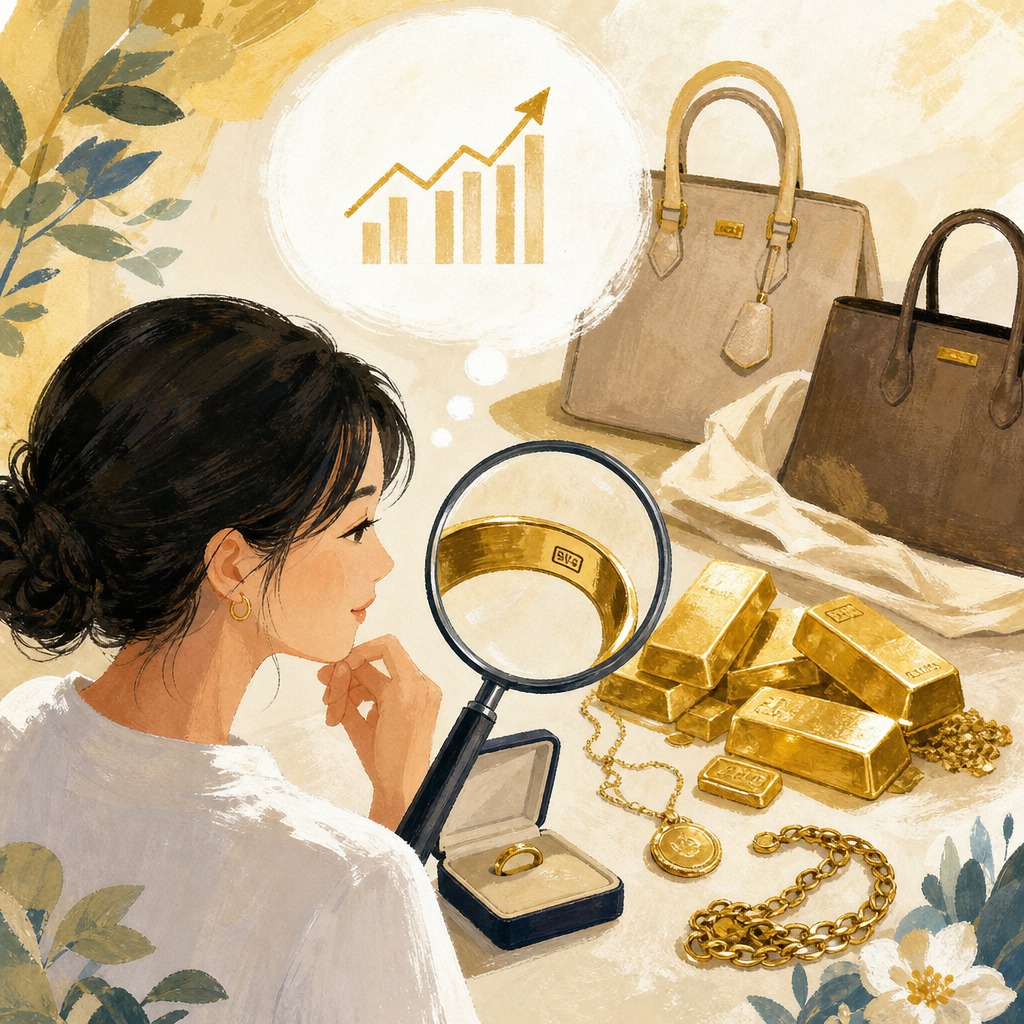 金とブランド品を手放す前の相場と刻印の見方