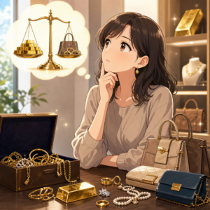 金・貴金属とブランド品、売る前の保留ライン