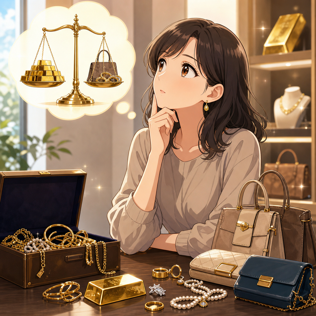 金・貴金属とブランド品、売る前の保留ライン